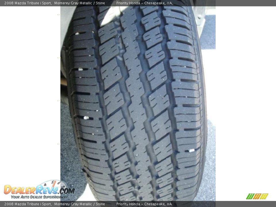 2008 Mazda Tribute i Sport Monterey Gray Metallic / Stone Photo #25