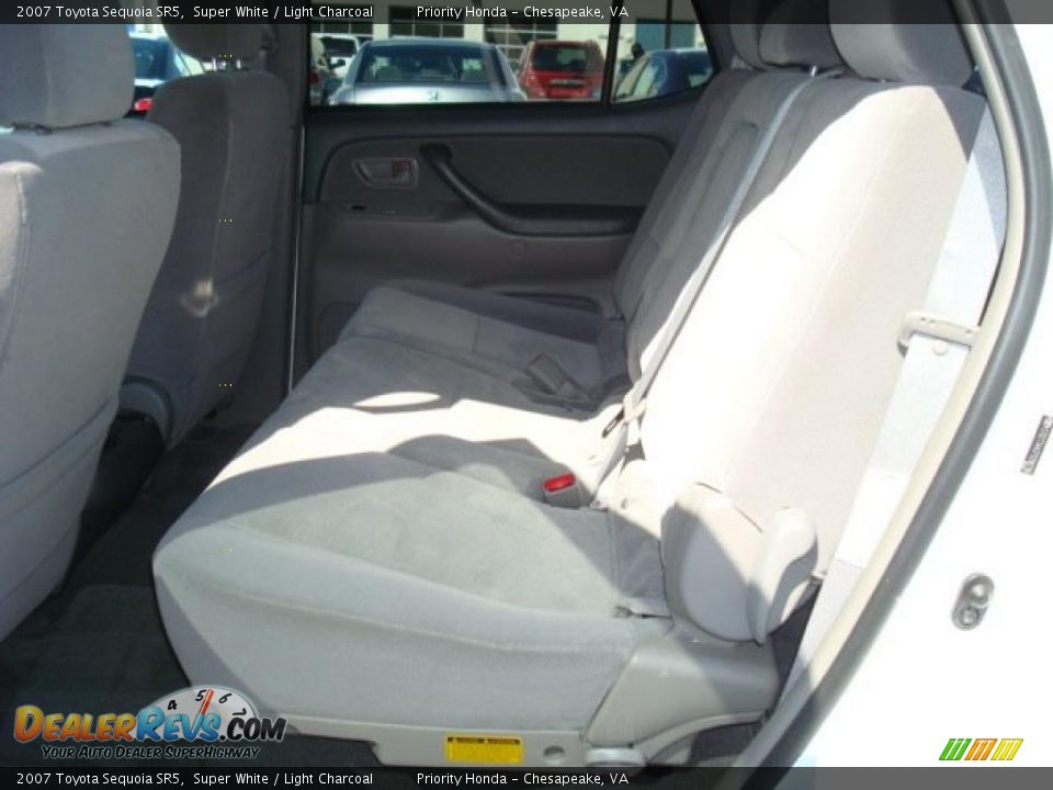 2007 Toyota Sequoia SR5 Super White / Light Charcoal Photo #11