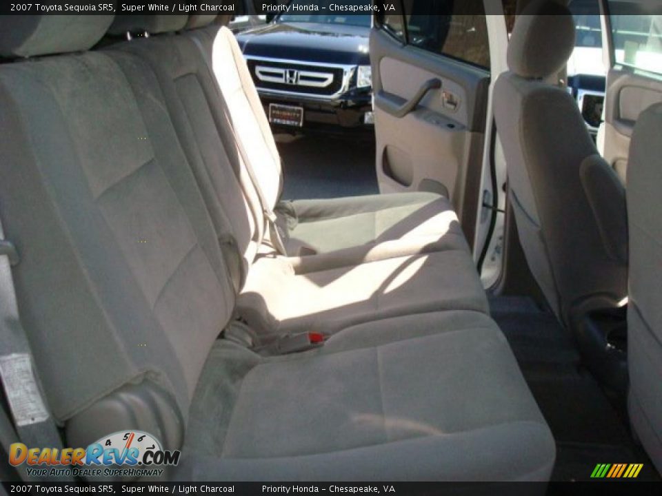 2007 Toyota Sequoia SR5 Super White / Light Charcoal Photo #14