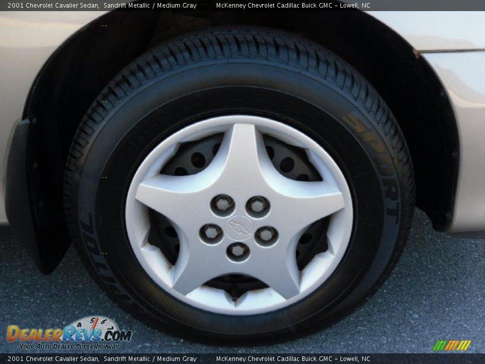 2001 Chevrolet Cavalier Sedan Sandrift Metallic / Medium Gray Photo #23