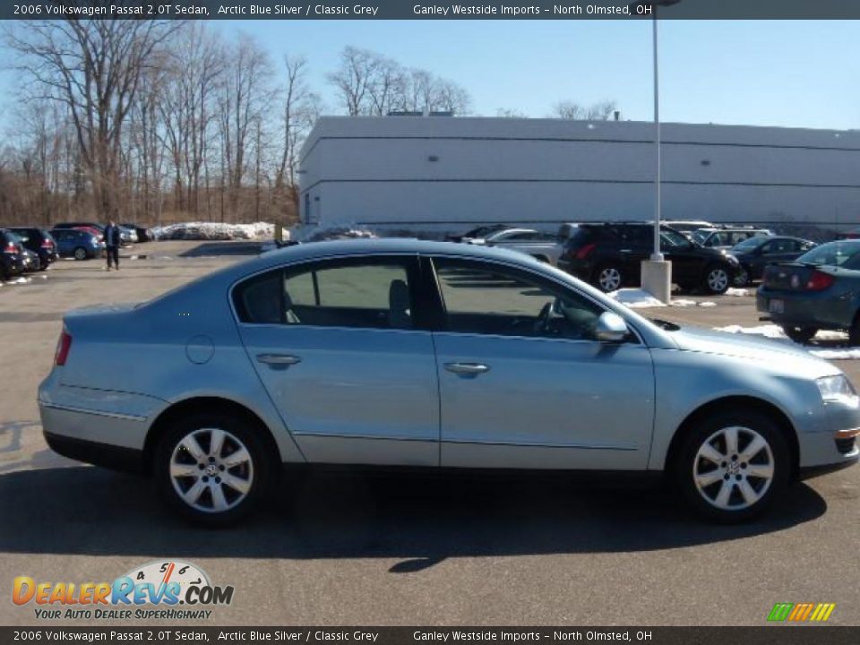 2006 Volkswagen Passat 2.0T Sedan Arctic Blue Silver / Classic Grey Photo #7