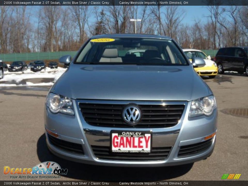 2006 Volkswagen Passat 2.0T Sedan Arctic Blue Silver / Classic Grey Photo #9