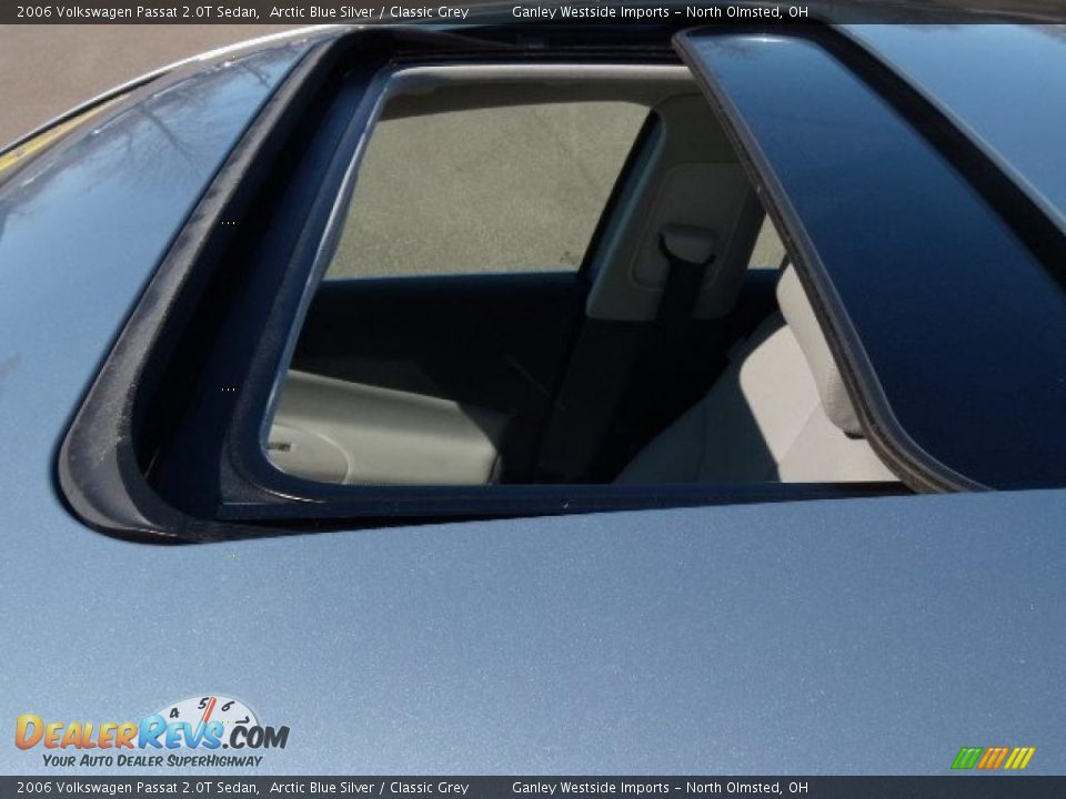 2006 Volkswagen Passat 2.0T Sedan Arctic Blue Silver / Classic Grey Photo #19