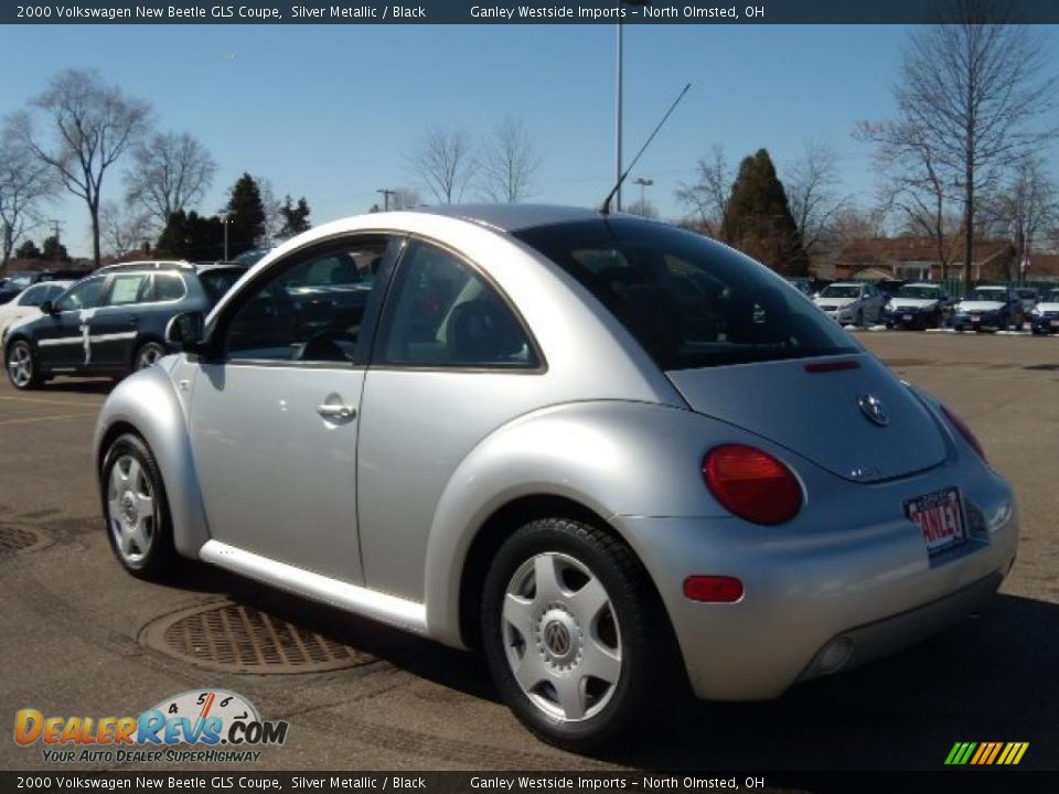 2000 Volkswagen New Beetle GLS Coupe Silver Metallic / Black Photo #3