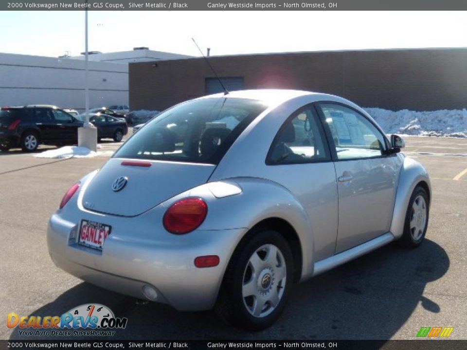 2000 Volkswagen New Beetle GLS Coupe Silver Metallic / Black Photo #5