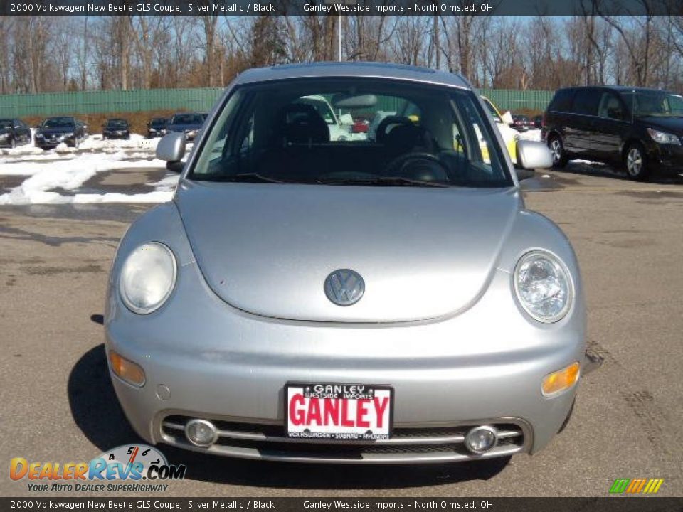 2000 Volkswagen New Beetle GLS Coupe Silver Metallic / Black Photo #8