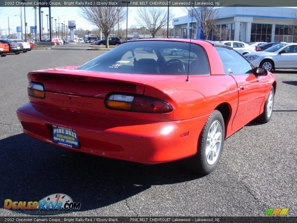 2002 Chevrolet Camaro Coupe Bright Rally Red / Ebony Black Photo #4