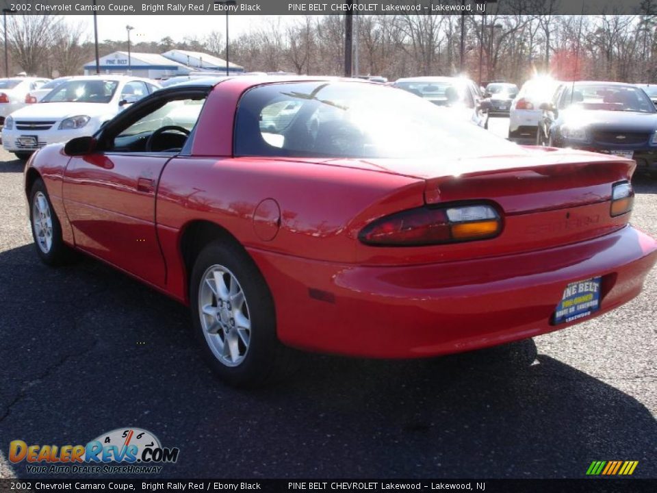 2002 Chevrolet Camaro Coupe Bright Rally Red / Ebony Black Photo #6