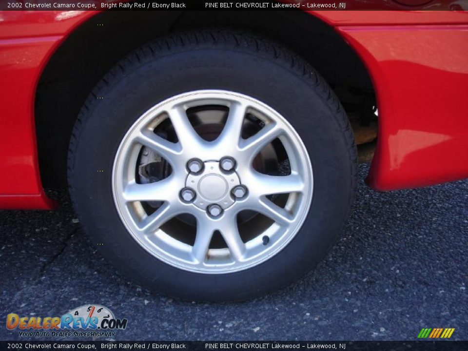 2002 Chevrolet Camaro Coupe Bright Rally Red / Ebony Black Photo #8