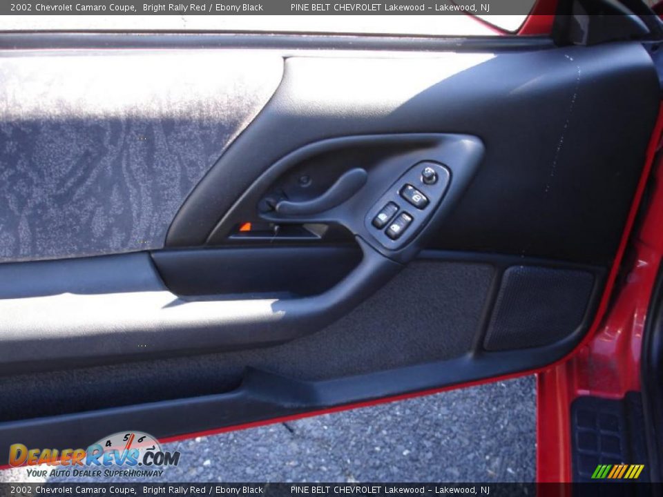 2002 Chevrolet Camaro Coupe Bright Rally Red / Ebony Black Photo #10