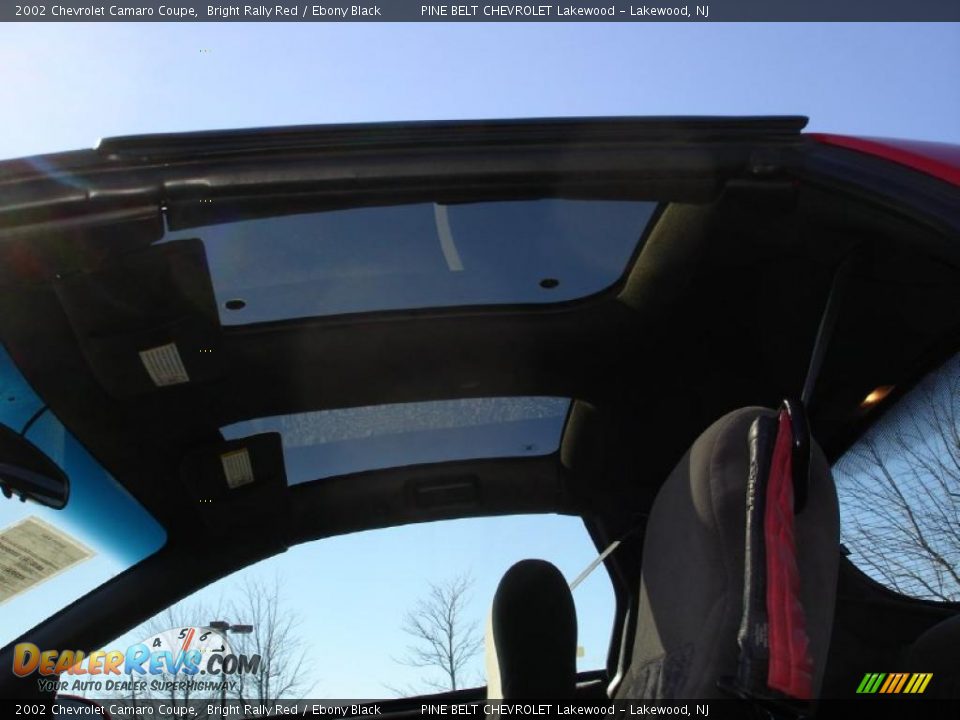2002 Chevrolet Camaro Coupe Bright Rally Red / Ebony Black Photo #16