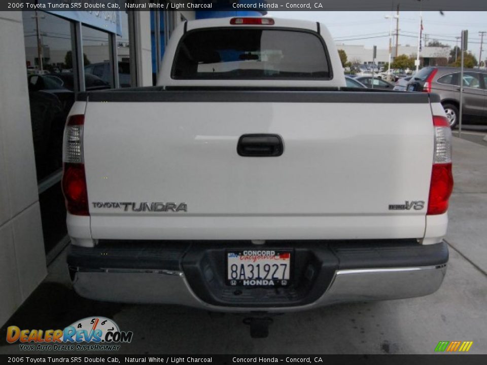 2006 Toyota Tundra SR5 Double Cab Natural White / Light Charcoal Photo #4