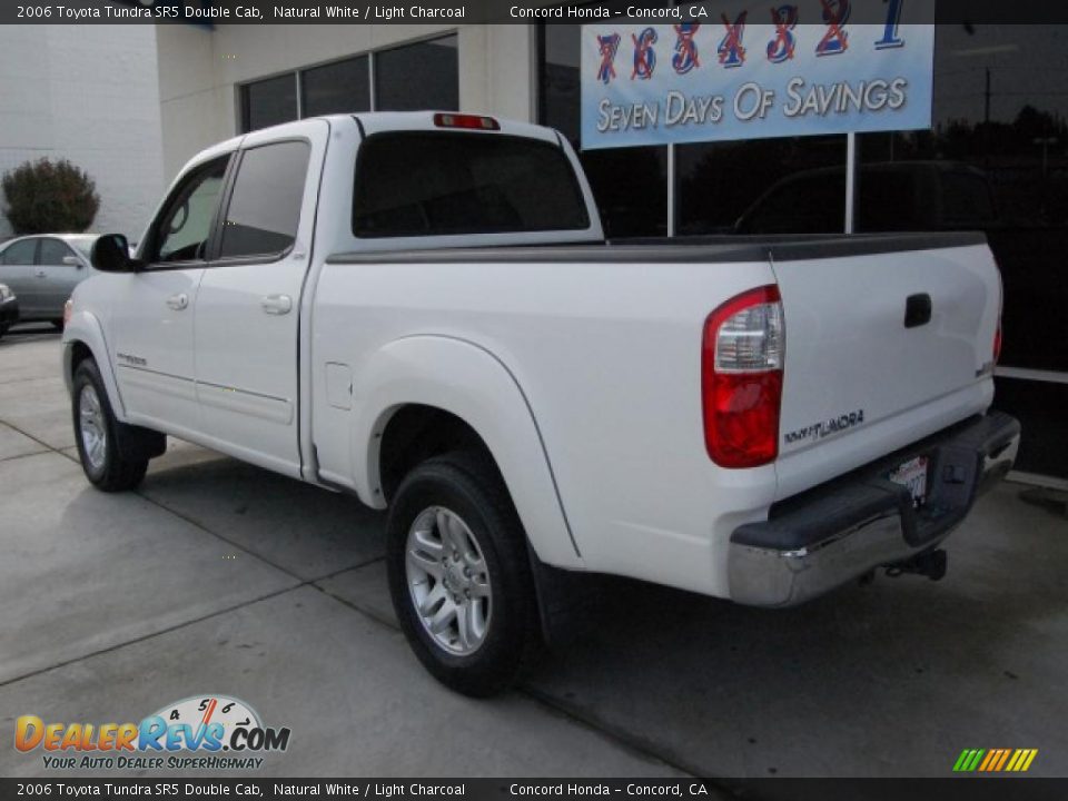 2006 Toyota Tundra SR5 Double Cab Natural White / Light Charcoal Photo #5