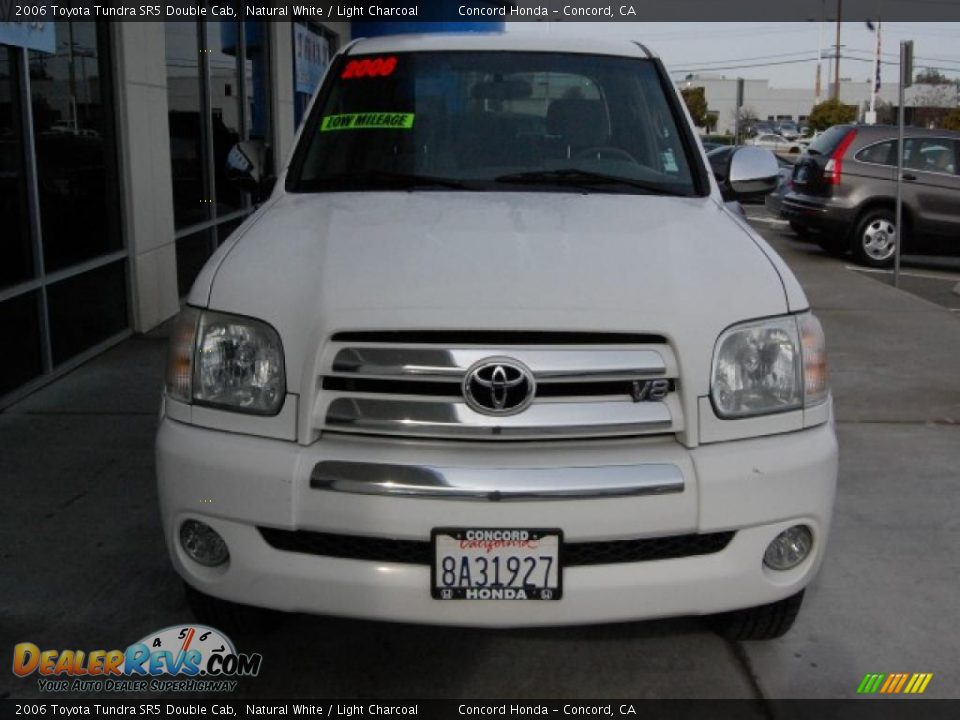 2006 Toyota Tundra SR5 Double Cab Natural White / Light Charcoal Photo #8