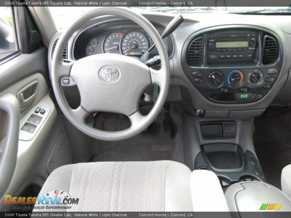 2006 Toyota Tundra SR5 Double Cab Natural White / Light Charcoal Photo #12