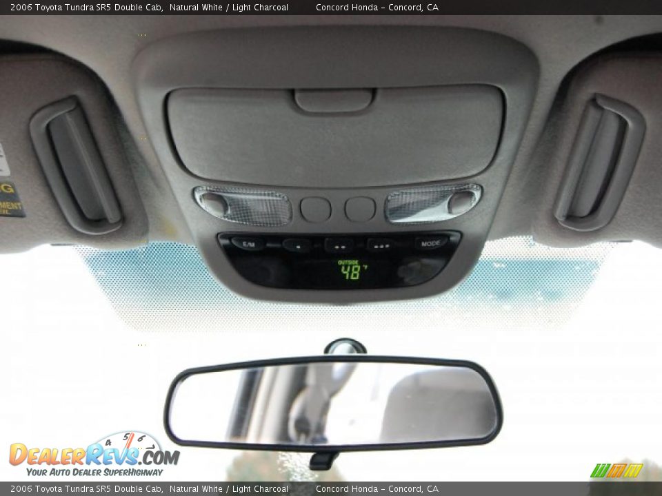2006 Toyota Tundra SR5 Double Cab Natural White / Light Charcoal Photo #14