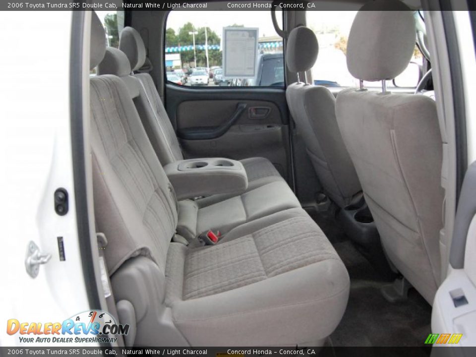 2006 Toyota Tundra SR5 Double Cab Natural White / Light Charcoal Photo #15