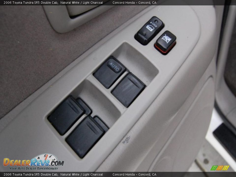 2006 Toyota Tundra SR5 Double Cab Natural White / Light Charcoal Photo #17