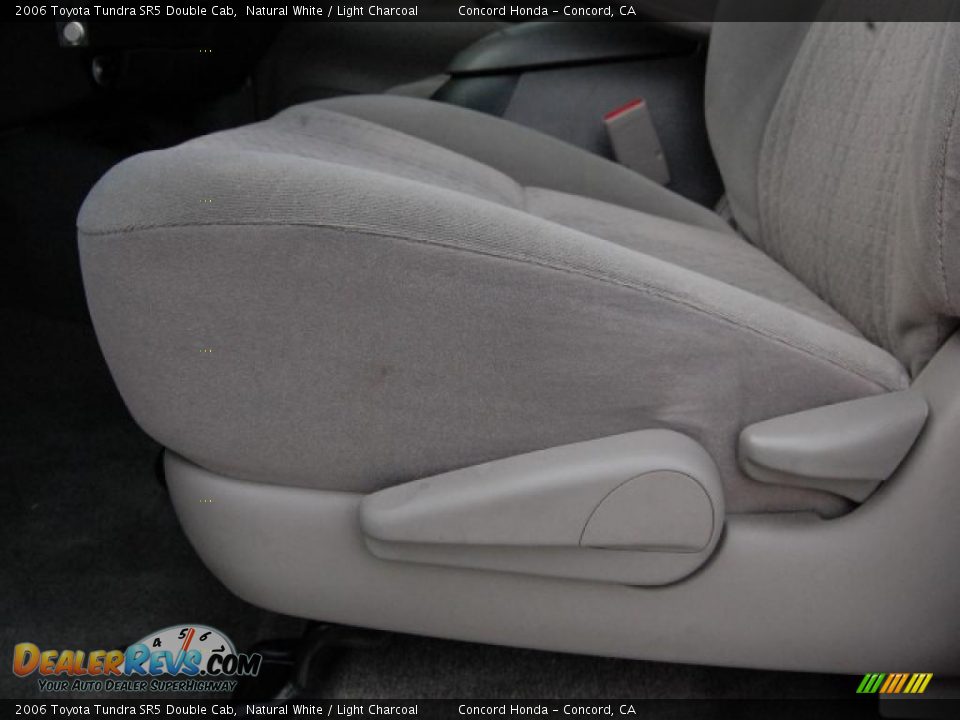 2006 Toyota Tundra SR5 Double Cab Natural White / Light Charcoal Photo #18