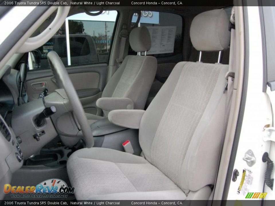 2006 Toyota Tundra SR5 Double Cab Natural White / Light Charcoal Photo #22