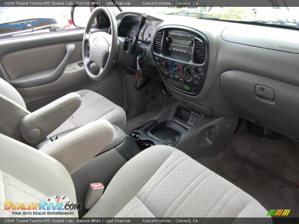 2006 Toyota Tundra SR5 Double Cab Natural White / Light Charcoal Photo #24