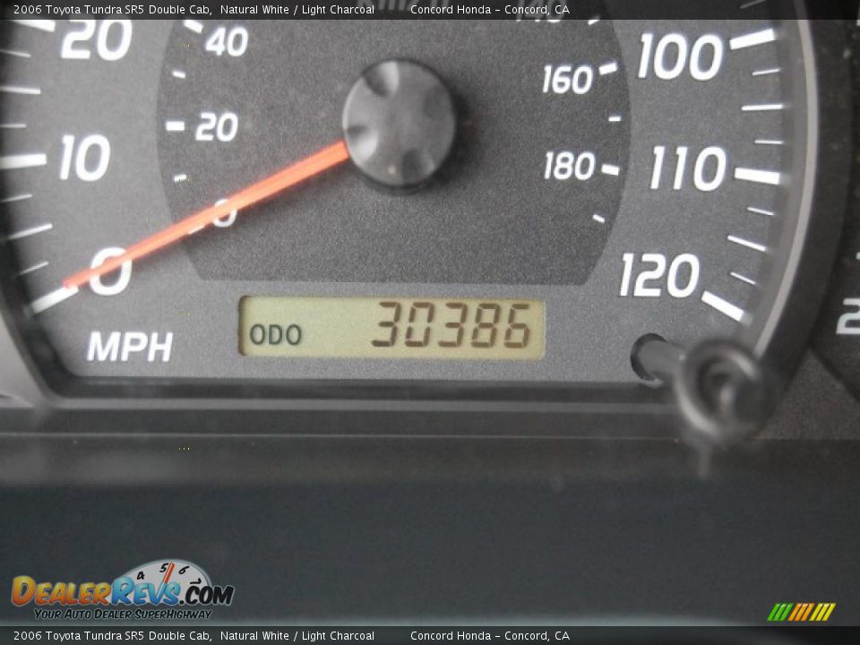 2006 Toyota Tundra SR5 Double Cab Natural White / Light Charcoal Photo #27