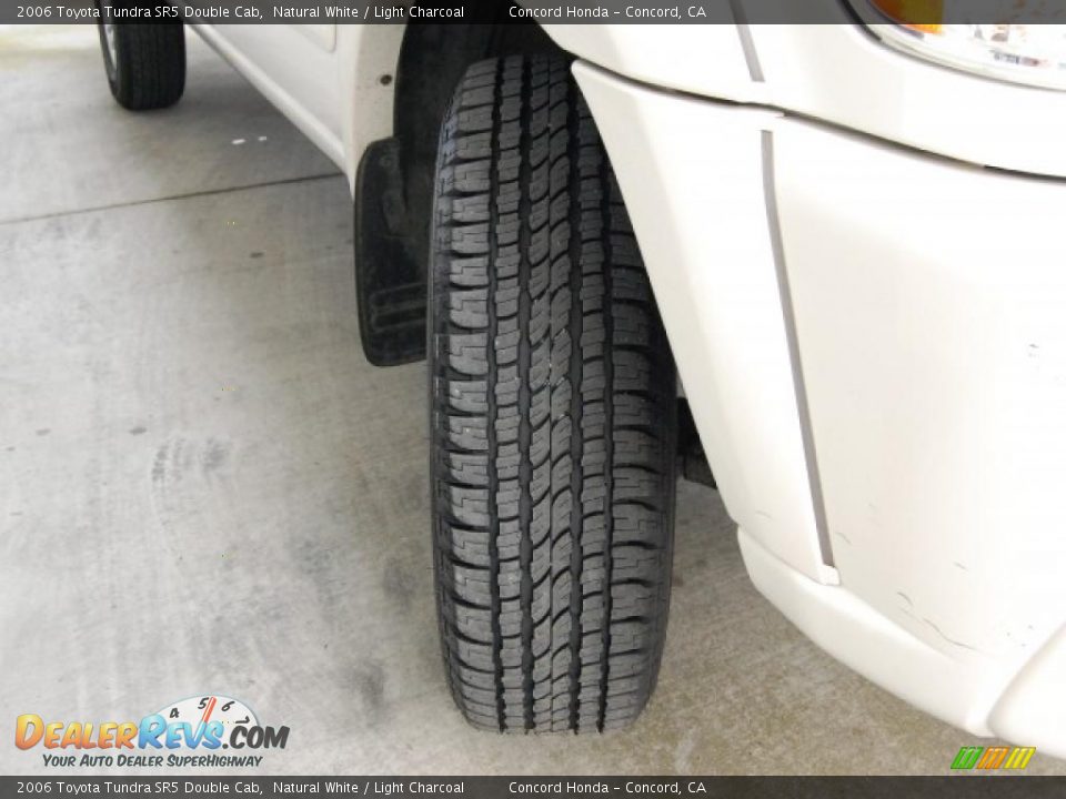 2006 Toyota Tundra SR5 Double Cab Natural White / Light Charcoal Photo #29