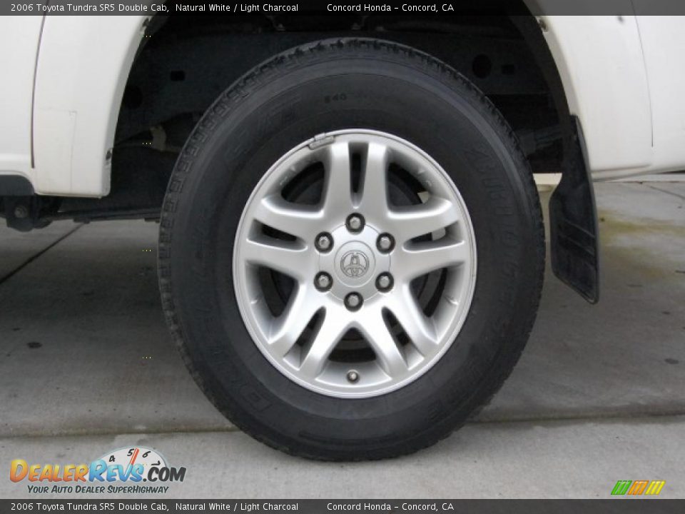 2006 Toyota Tundra SR5 Double Cab Natural White / Light Charcoal Photo #30
