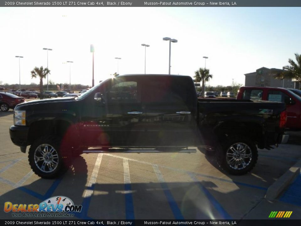 2009 Chevrolet Silverado 1500 LT Z71 Crew Cab 4x4 Black / Ebony Photo #2
