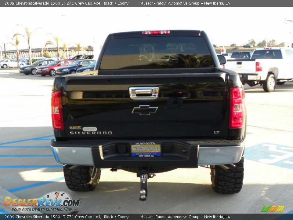 2009 Chevrolet Silverado 1500 LT Z71 Crew Cab 4x4 Black / Ebony Photo #4