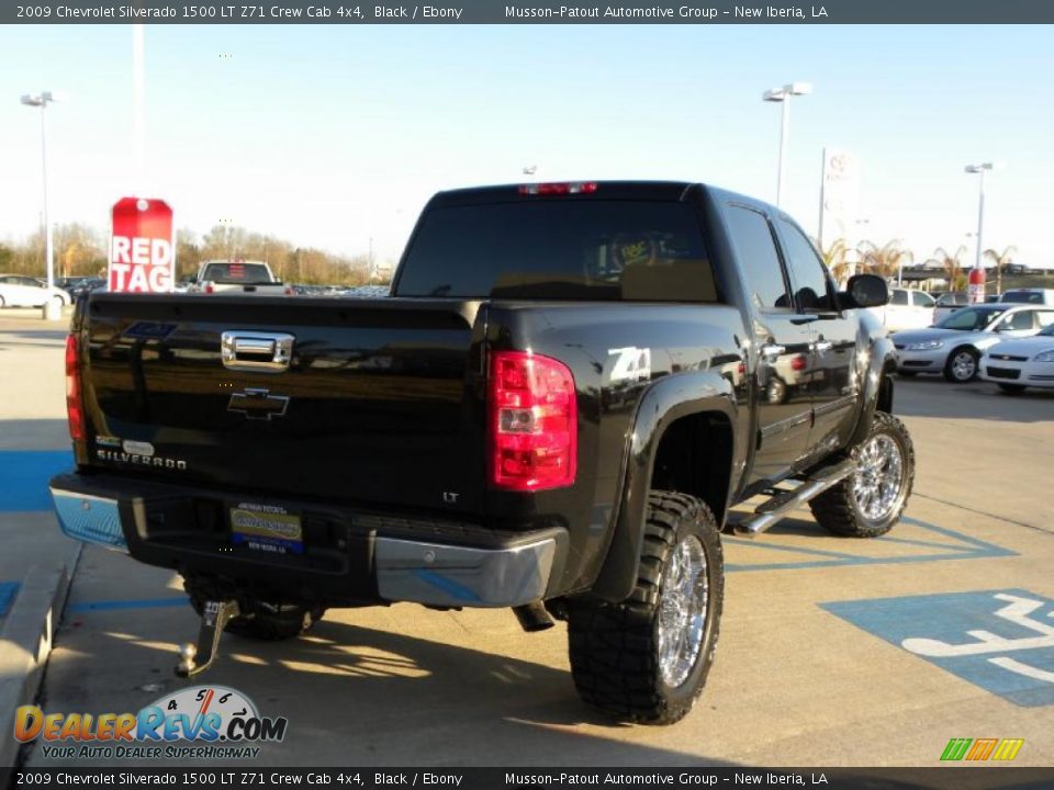 2009 Chevrolet Silverado 1500 LT Z71 Crew Cab 4x4 Black / Ebony Photo #5