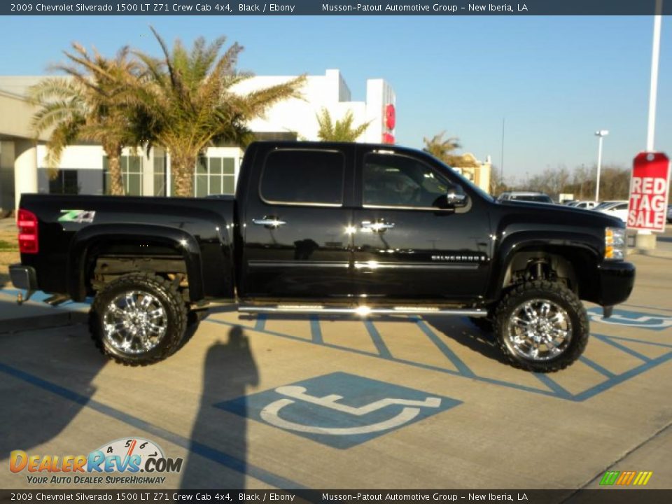 2009 Chevrolet Silverado 1500 LT Z71 Crew Cab 4x4 Black / Ebony Photo #6