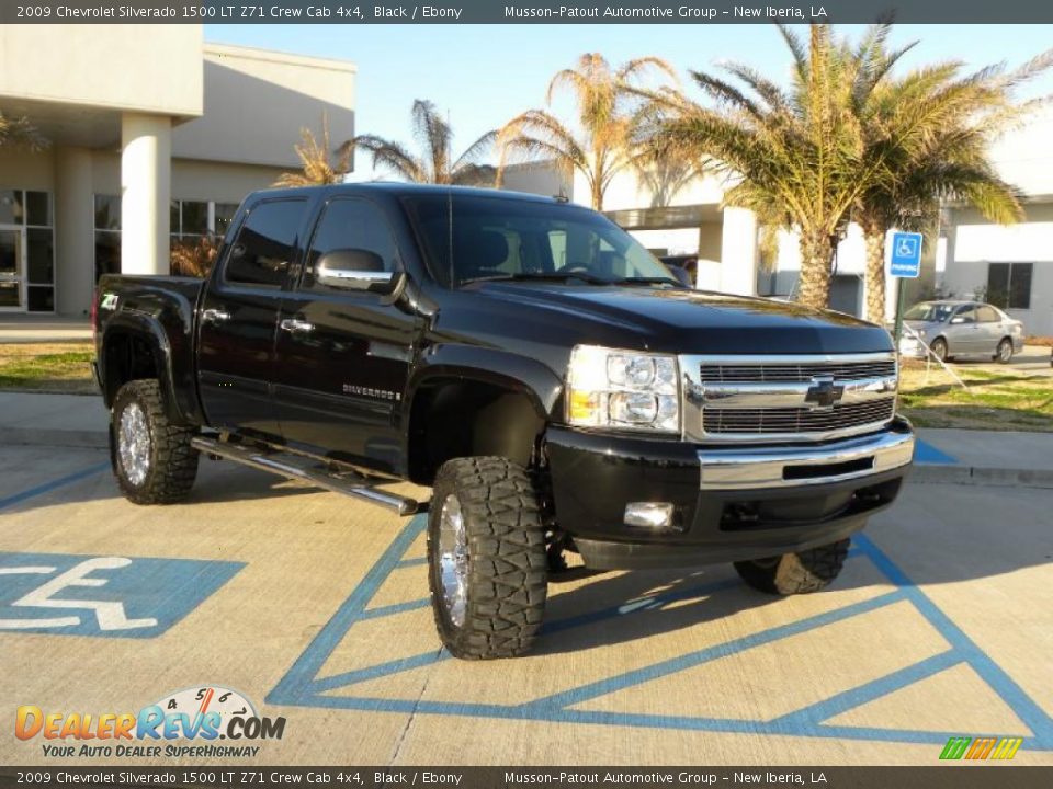 2009 Chevrolet Silverado 1500 LT Z71 Crew Cab 4x4 Black / Ebony Photo #7