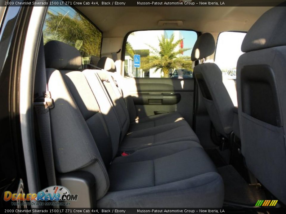 2009 Chevrolet Silverado 1500 LT Z71 Crew Cab 4x4 Black / Ebony Photo #11