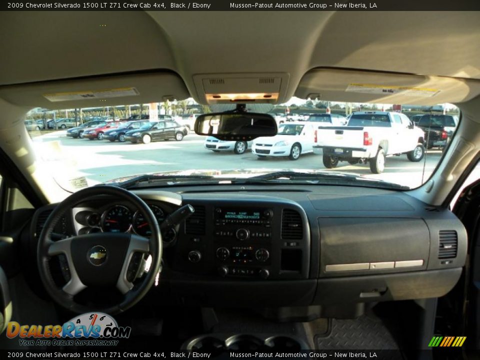 2009 Chevrolet Silverado 1500 LT Z71 Crew Cab 4x4 Black / Ebony Photo #12