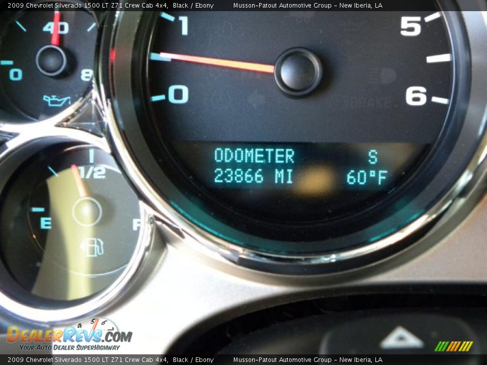 2009 Chevrolet Silverado 1500 LT Z71 Crew Cab 4x4 Black / Ebony Photo #14