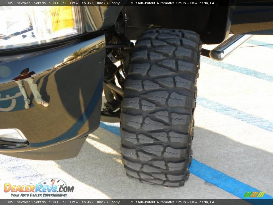 2009 Chevrolet Silverado 1500 LT Z71 Crew Cab 4x4 Black / Ebony Photo #16