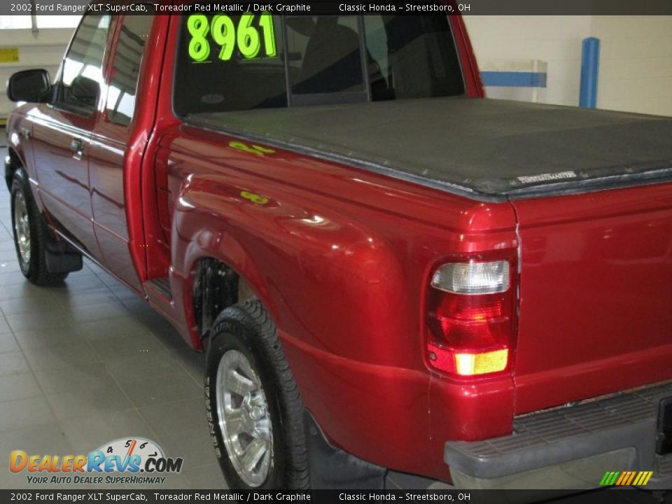 2002 Ford Ranger XLT SuperCab Toreador Red Metallic / Dark Graphite Photo #7