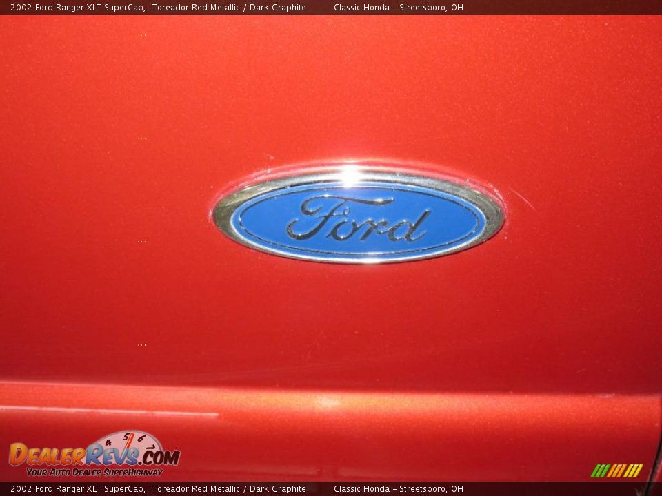 2002 Ford Ranger XLT SuperCab Toreador Red Metallic / Dark Graphite Photo #11