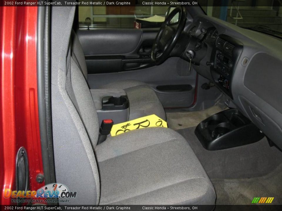 2002 Ford Ranger XLT SuperCab Toreador Red Metallic / Dark Graphite Photo #23