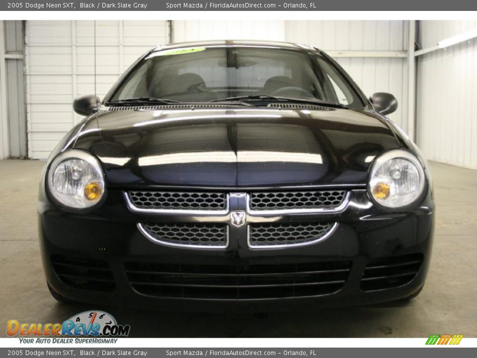 2005 Dodge Neon SXT Black / Dark Slate Gray Photo #3