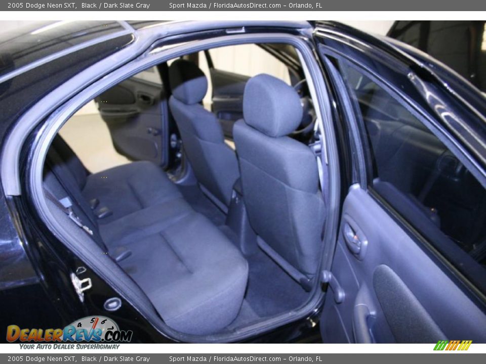 2005 Dodge Neon SXT Black / Dark Slate Gray Photo #10