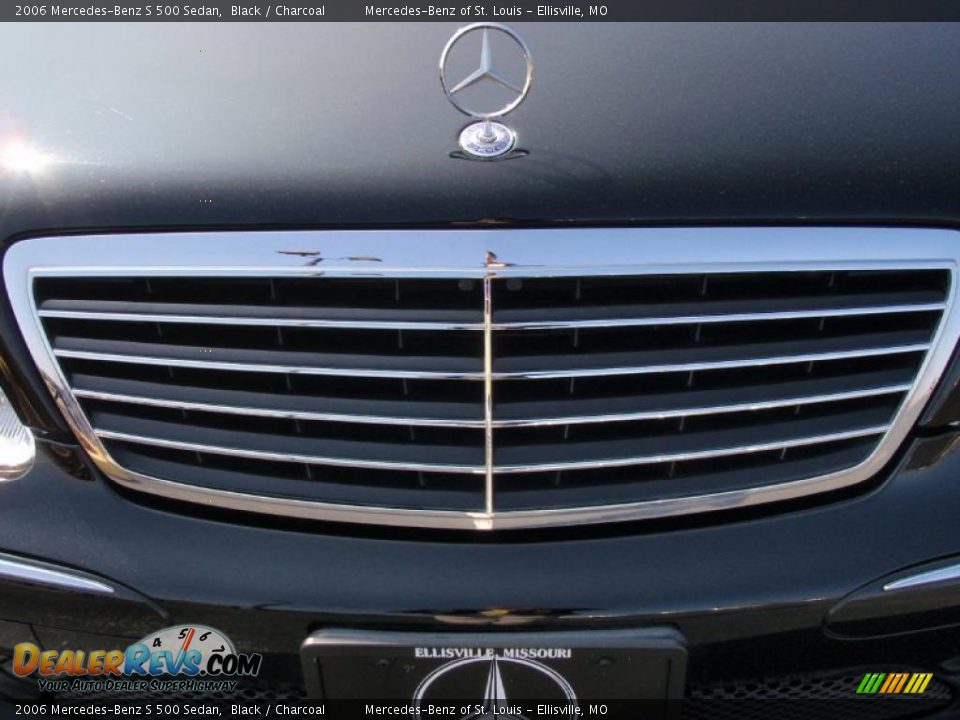 2006 Mercedes-Benz S 500 Sedan Black / Charcoal Photo #5