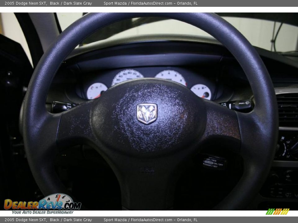 2005 Dodge Neon SXT Black / Dark Slate Gray Photo #35