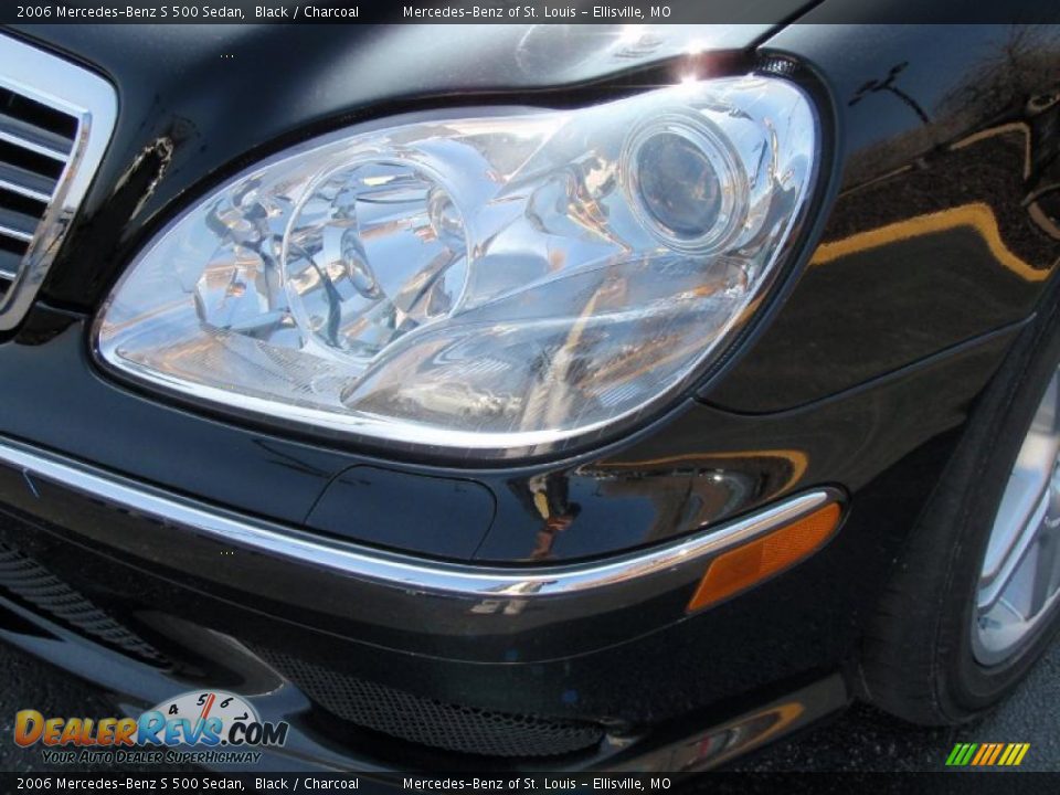 2006 Mercedes-Benz S 500 Sedan Black / Charcoal Photo #6