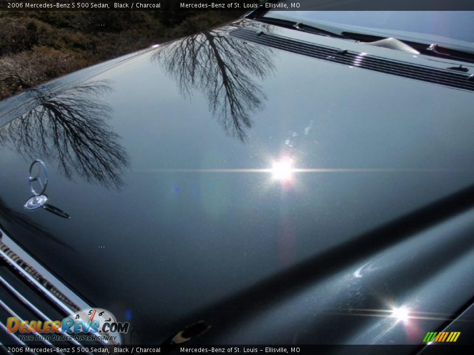 2006 Mercedes-Benz S 500 Sedan Black / Charcoal Photo #7
