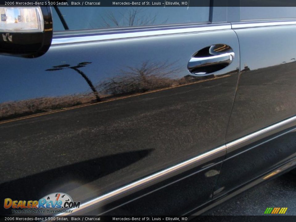2006 Mercedes-Benz S 500 Sedan Black / Charcoal Photo #11