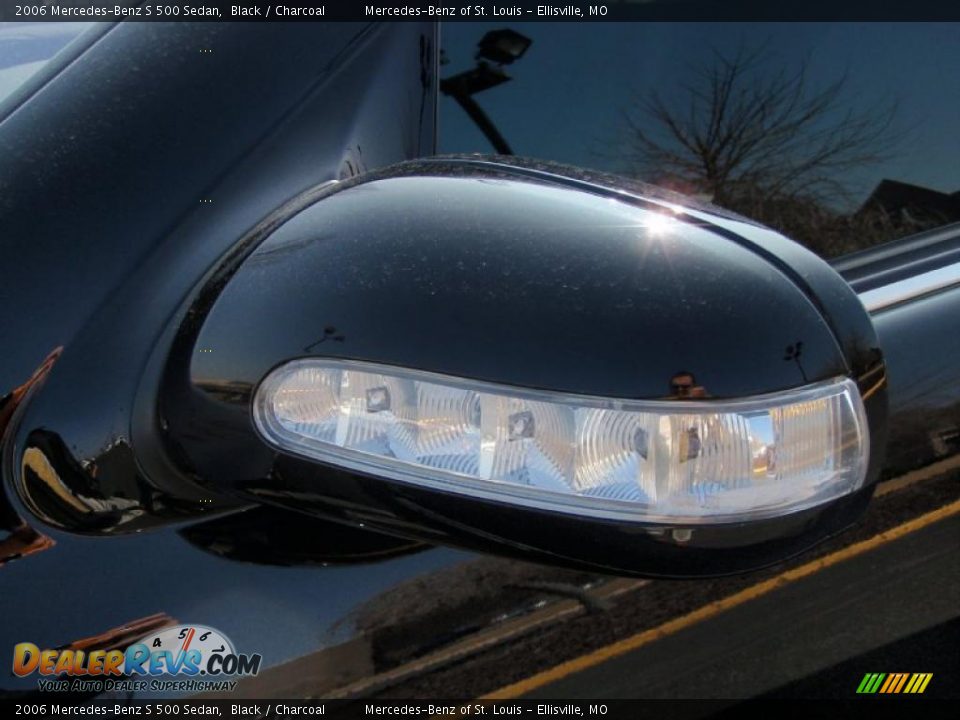 2006 Mercedes-Benz S 500 Sedan Black / Charcoal Photo #12