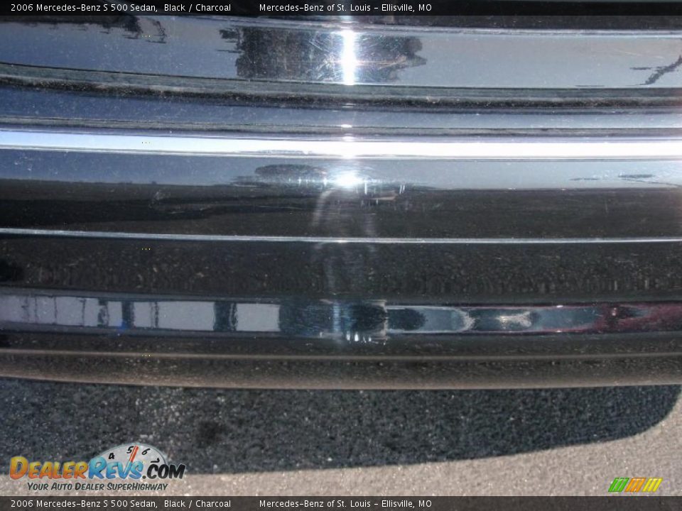 2006 Mercedes-Benz S 500 Sedan Black / Charcoal Photo #18