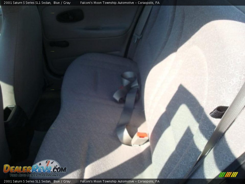 2001 Saturn S Series SL1 Sedan Blue / Gray Photo #9